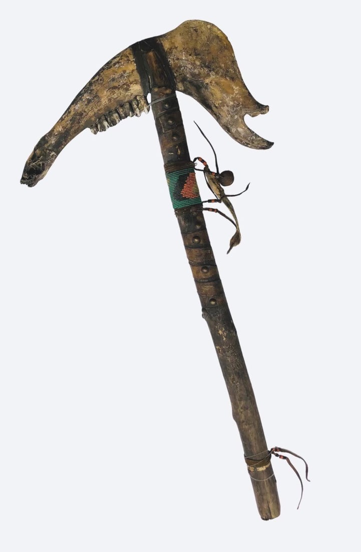 Native American Ceremonial Dance Stick (1 of 3)