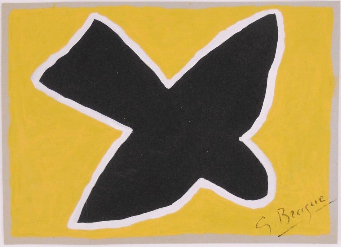 Georges Braque* (1882-1963) Gouache (1 of 2)