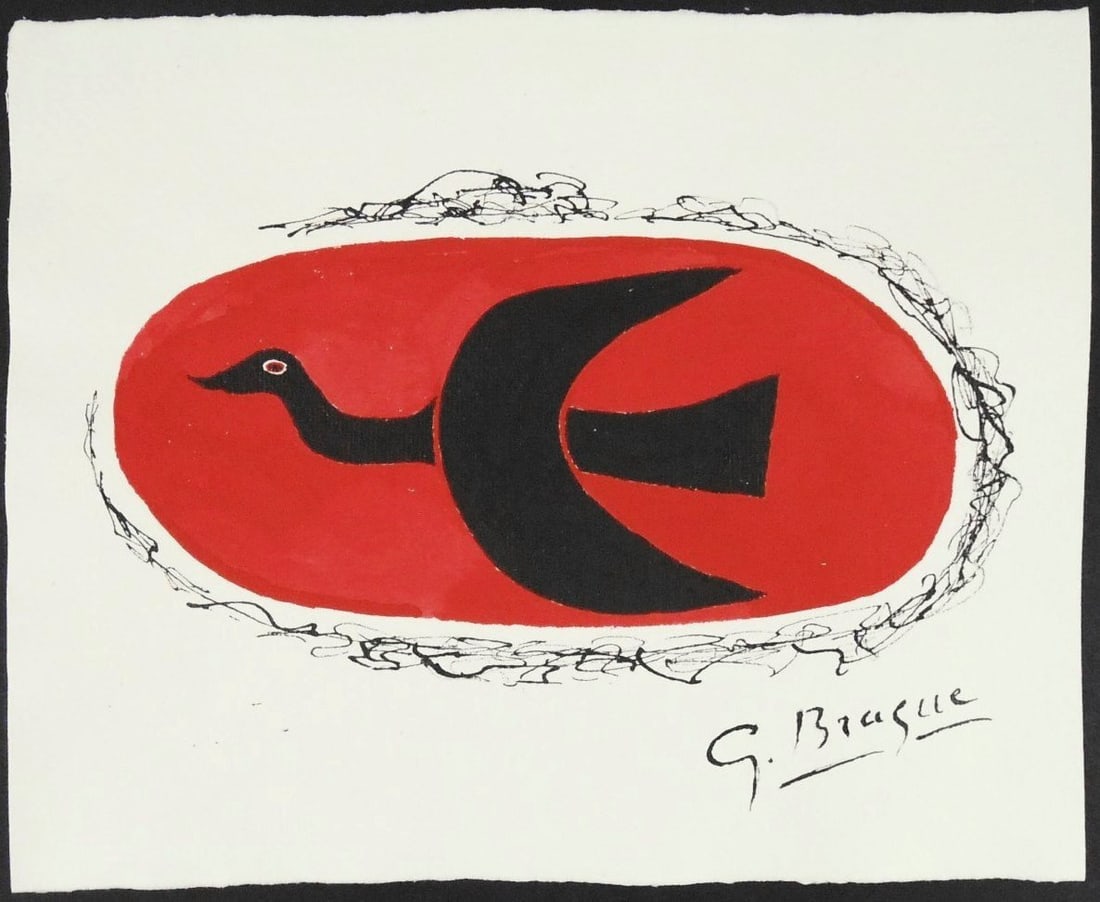 Georges Braque* (1882-1963) Gouache (1 of 2)