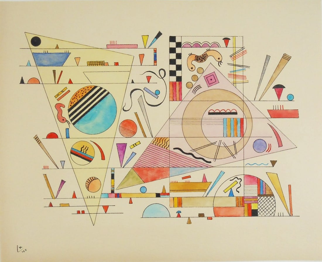 Wassily Kandinsky* (1866-1944) Watercolor (1 of 2)