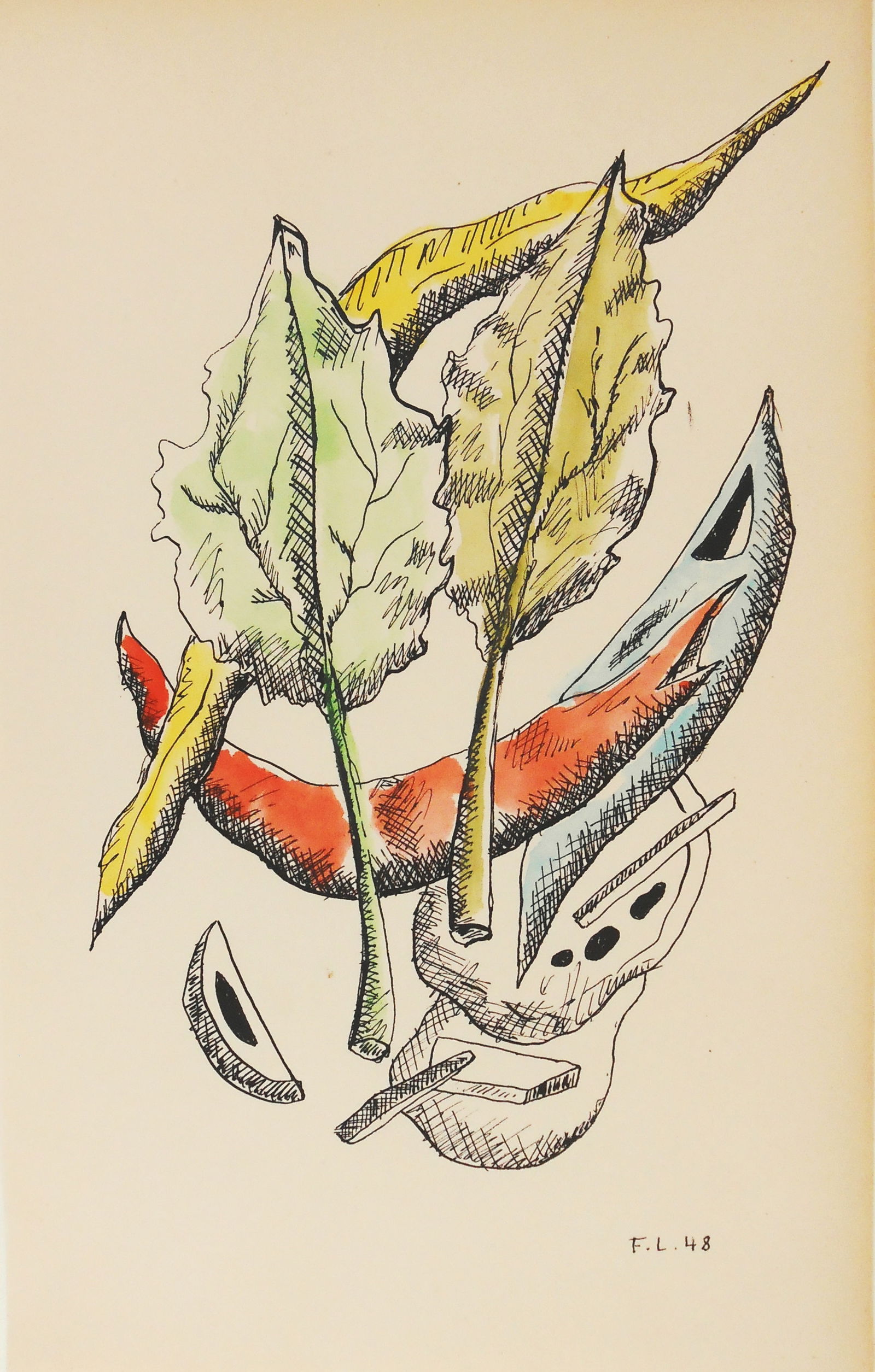 Fernand Leger* (1881-1955) Pen & Ink Drawing (1 of 2)