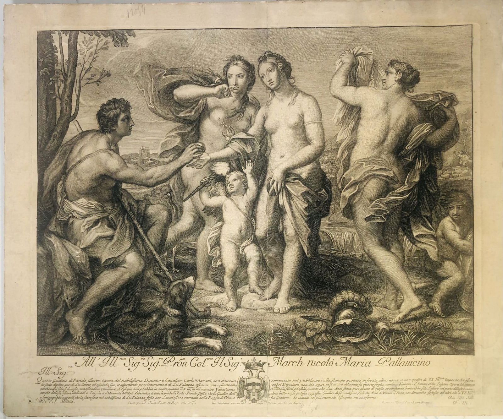 G.G. Frezza (1659-1741) Engraving (1 of 3)