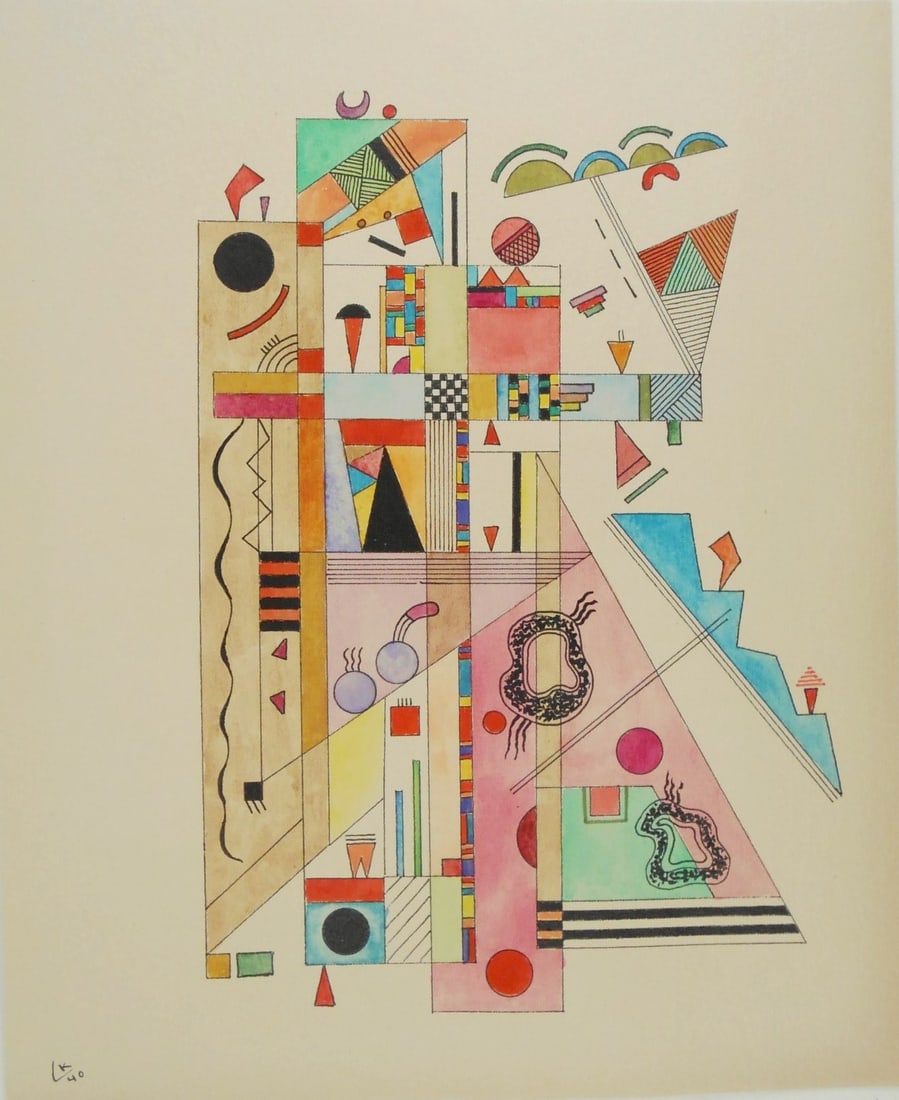Wassily Kandinsky* (1866-1944) Watercolor (1 of 2)