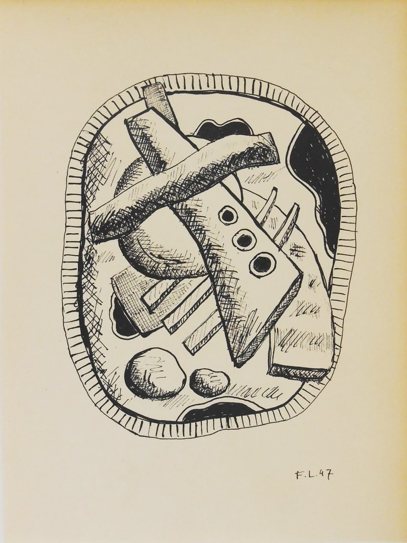 Fernand Leger* (1881-1955) Pen & Ink Drawing (1 of 2)