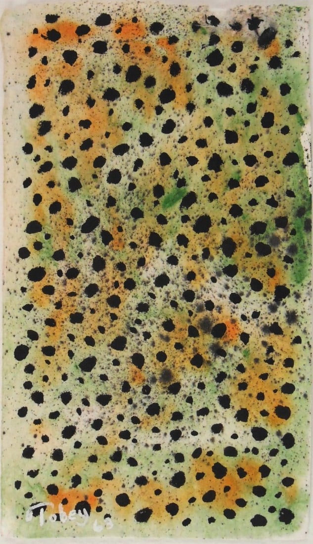 Mark Tobey* (1890-1976) Watercolor & Gouache (See Authentication Disclaimer) (1 of 2)