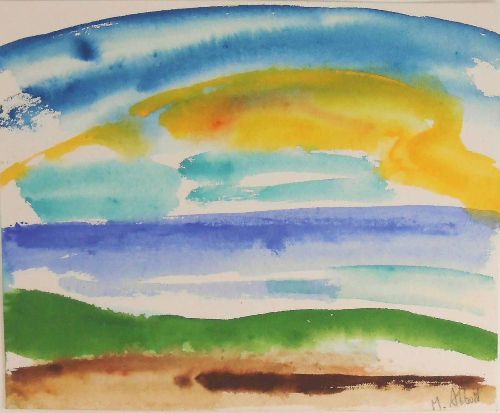 Mary Abbott (1921-2019) Watercolor (1 of 2)