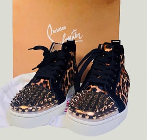 Christian Loubouton Spiked Boots