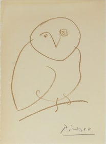 Pablo Picasso* (1881-1973) Colored Pencil Drawing (See Disclaimer)