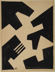 Otto Freundlich* (1878-1943) Ink Drawing (See Disclaimer)