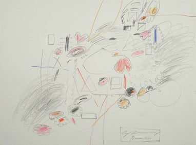Cy Twombly* (1928-2011) Mixed Media Drawing (See Disclaimer)