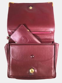 Cartier Burgundy Leather Folding Case