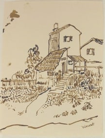 Vincent Van Gogh* (1853-1890) Ink Drawing (See Disclaimer)