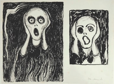 Edvard Munch* (1863-1944) Ink Drawing (See Disclaimer)