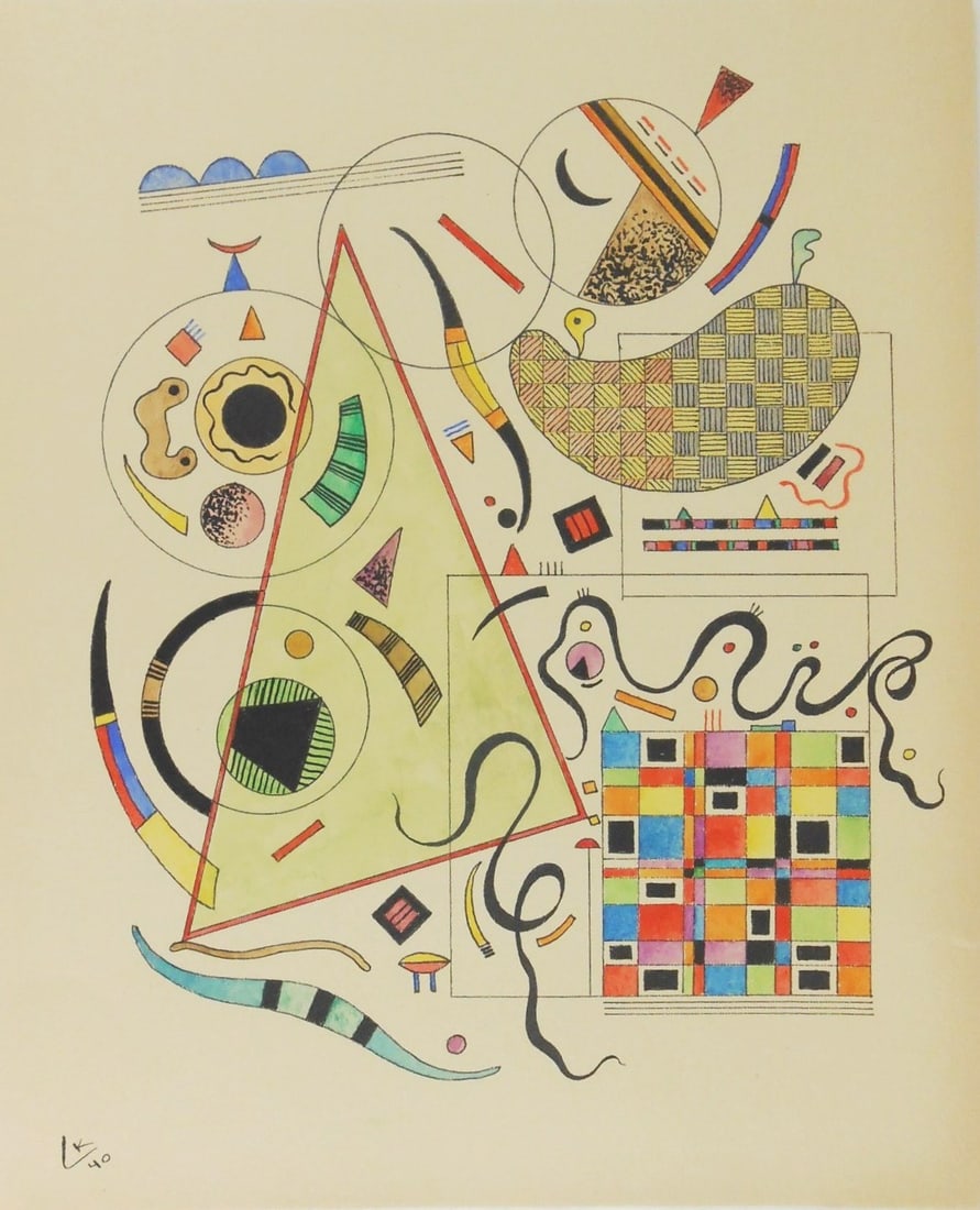 Wassily Kandinsky* (1866-1944) Watercolor (See Disclaimer) (1 of 2)