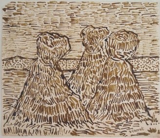Vincent Van Gogh* (1853-1890) Ink Drawing (See Disclaimer)