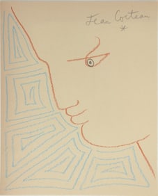 Jean Cocteau* (1889-1963) Colored Pencil (See Disclaimer)