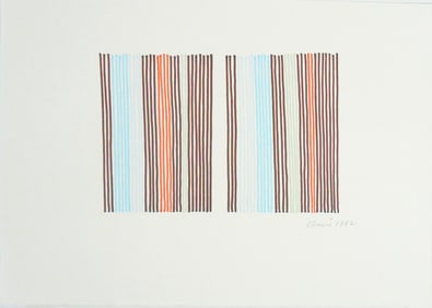 Gene Davis* (1920-1985) Colored Ink Drawing (See Disclaimer)