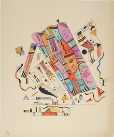 Wassily Kandinsky* (1866-1944) Watercolor (See Disclaimer)