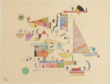 Wassily Kandinsky* (1866-1944) Watercolor (See Disclaimer)