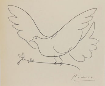 Pablo Picasso* (1881-1973) Pencil Drawing (See Guarantee & Disclaimer)