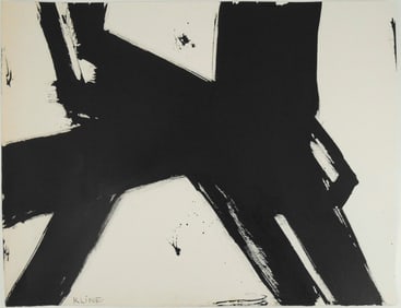 Franz Kline* (1910-1962) Ink Drawing (See Guarantee & Disclaimer)