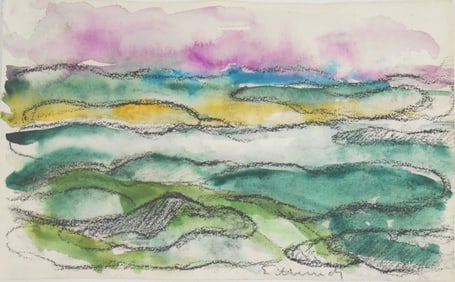 Edvard Munch* (1863-1944) Watercolor (See Guarantee & Disclaimer)