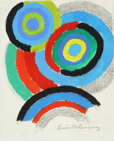 Sonia Delaunay* (1885-1979) Gouache (See Guarantee & Disclaimer)