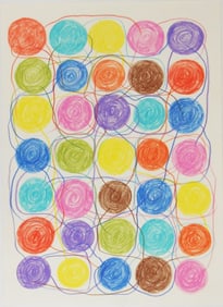 Atsuko Tanaka* (1932-2005) Colored Pencil Drawing (See Guarantee & Disclaimer)