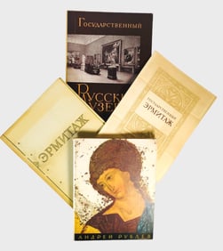 Group Of Russian Art Books