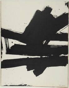 Franz Kline* (1910-1962) Ink Drawing (See Guarantee & Disclaimer)