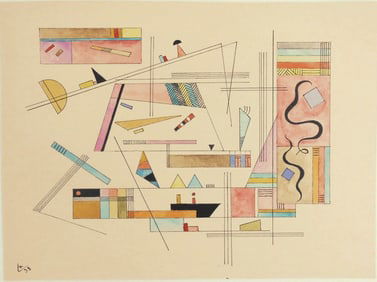 Wassily Kandinsky* (1866-1944) Watercolor (See Guarantee & Disclaimer)