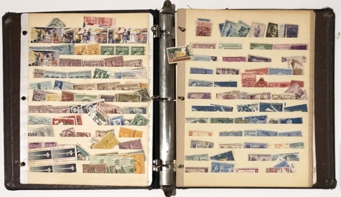 Large Lot Of Collectible Postage Stamps