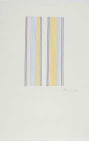 Gene Davis* (1920-1985) Colored Ink Drawing (See Guarantee & Disclaimer)