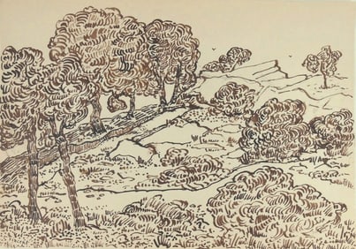 Vincent Van Gogh* (1853-1890) Pen & Ink Drawing (See Guarantee & Disclaimer)