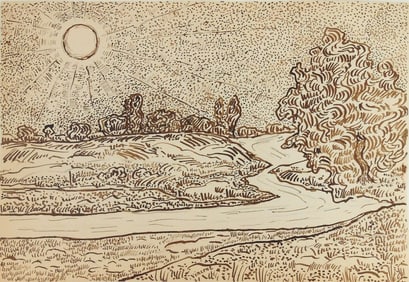 Vincent Van Gogh* (1853-1890) Pen & Ink Drawing (See Guarantee & Disclaimer)