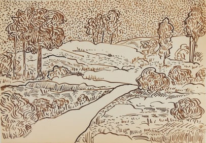Vincent Van Gogh* (1853-1890) Pen & Ink Drawing (See Guarantee & Disclaimer)