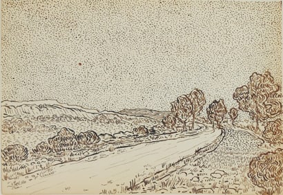 Vincent Van Gogh* (1853-1890) Ink Drawing (See Guarantee & Disclaimer)