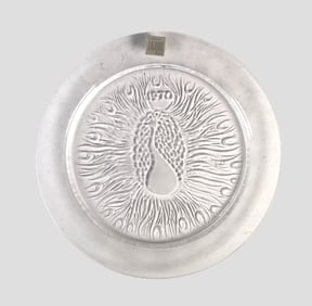 Lalique 1970 Collector's Plate