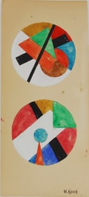 Ivan Kliun* (1873-1943) Suprematist Watercolor (See Guarantee & Disclaimer)