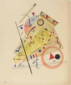 Wassily Kandinsky* (1866-1944) Watercolor (See Guarantee & Disclaimer)
