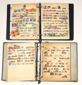 Two Binders Of Collectible U.S. & World Stamps