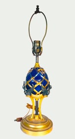 House Of Faberge Porcelain Table Lamp