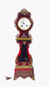 French Miniature Tallcase Clock, Circa 1900
