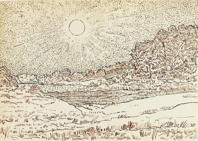 Vincent Van Gogh* (1853-1890) Ink Drawing (See Guarantee & Disclaimer)