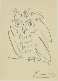 Pablo Picasso* (1881-1973) Pencil Drawing (See Guarantee  & Disclaimer)