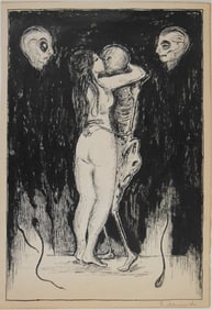 Edvard Munch* (1863-1944) Pen & Ink Drawing (See Guarantee & Disclaimer)
