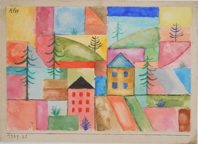 Paul Klee* (1879-1940) Watercolor (See Guarantee & Disclaimer)