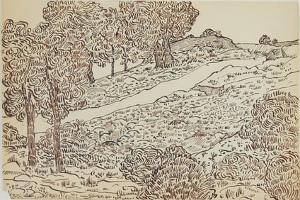 Vincent Van Gogh* (1853-1890) Ink Drawing (See Guarantee & Disclaimer)