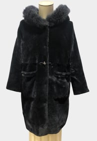 Reversible Shearling Lamb Parka  By Neiman Marcus