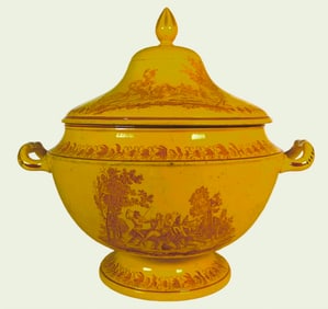 Creil Ware Transfer-Printed Tureen, 19th C
